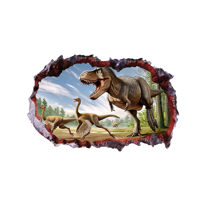 Декоративен стикер с динозаври, 85 см, 4437ST-1