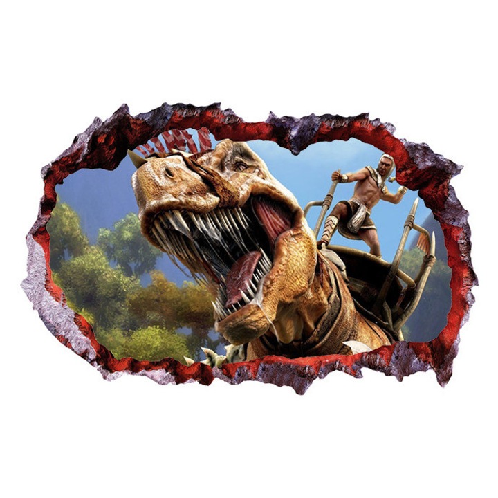 Dekoratív matrica dinoszauruszokkal, 85 cm, 4396ST-1