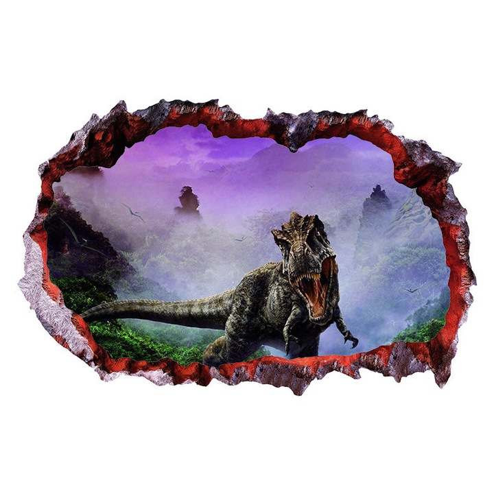 Dekoratív matrica dinoszauruszokkal, 85 cm, 4397ST-1
