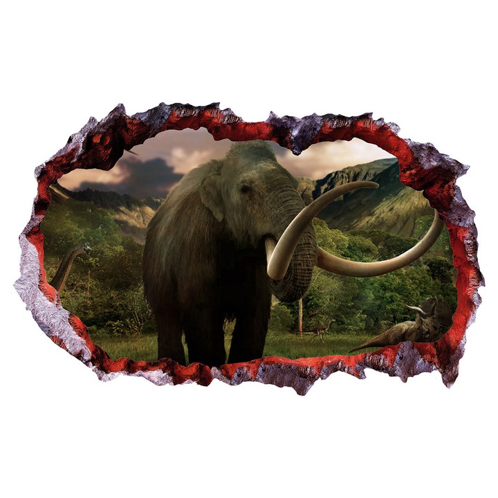 Dekoratív matrica dinoszauruszokkal, 85 cm, 4322ST-1