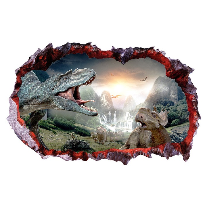 Dekoratív matrica dinoszauruszokkal, 85 cm, 4279ST-1