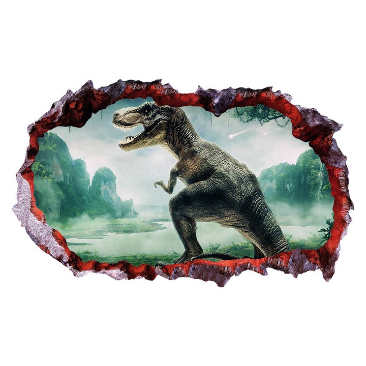 Dekoratív matrica dinoszauruszokkal, 85 cm, 4283ST-1