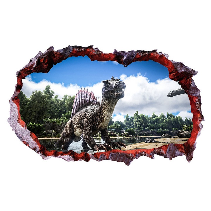 Dekoratív matrica dinoszauruszokkal, 85 cm, 4328ST-1