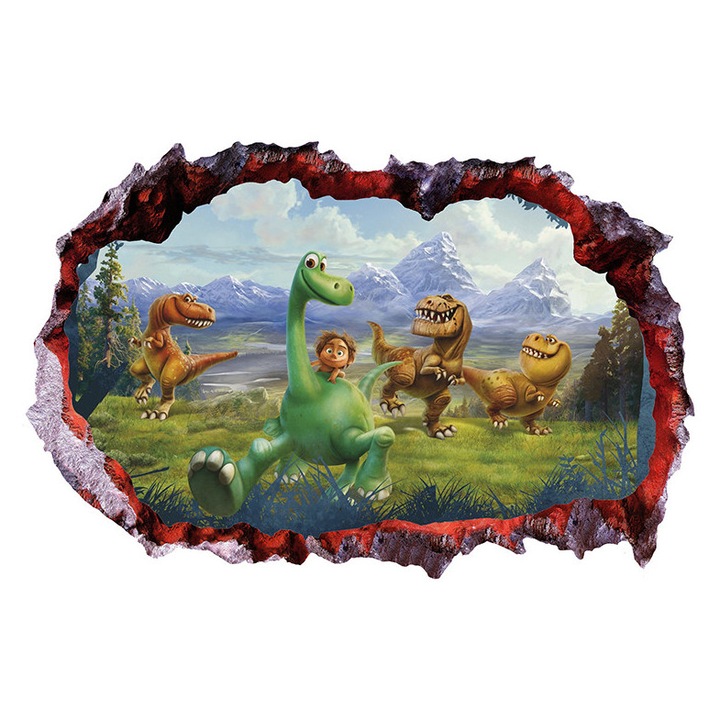 Dekoratív matrica dinoszauruszokkal, 85 cm, 4366ST-1