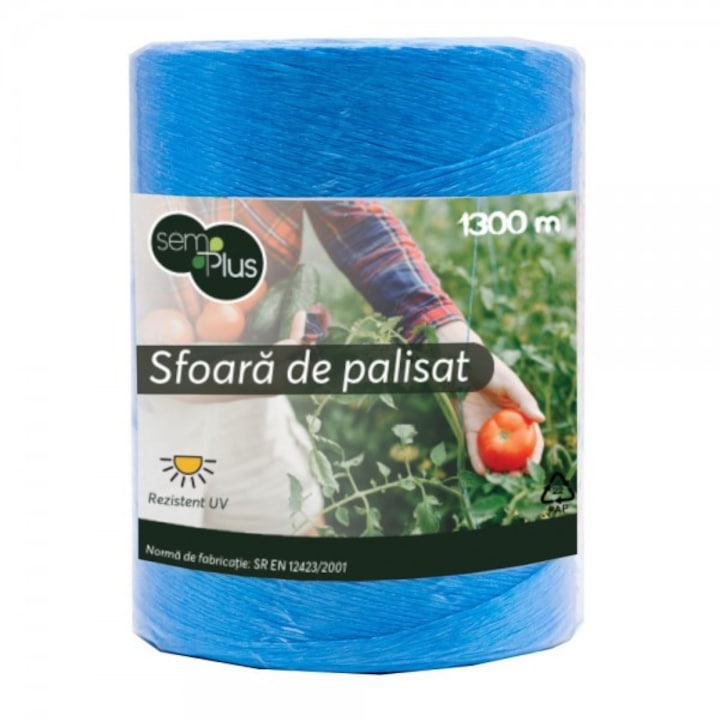 Sfoara de palisat din polipropilena, lungime rola 1300 metri, 1 Kg, SemPlus