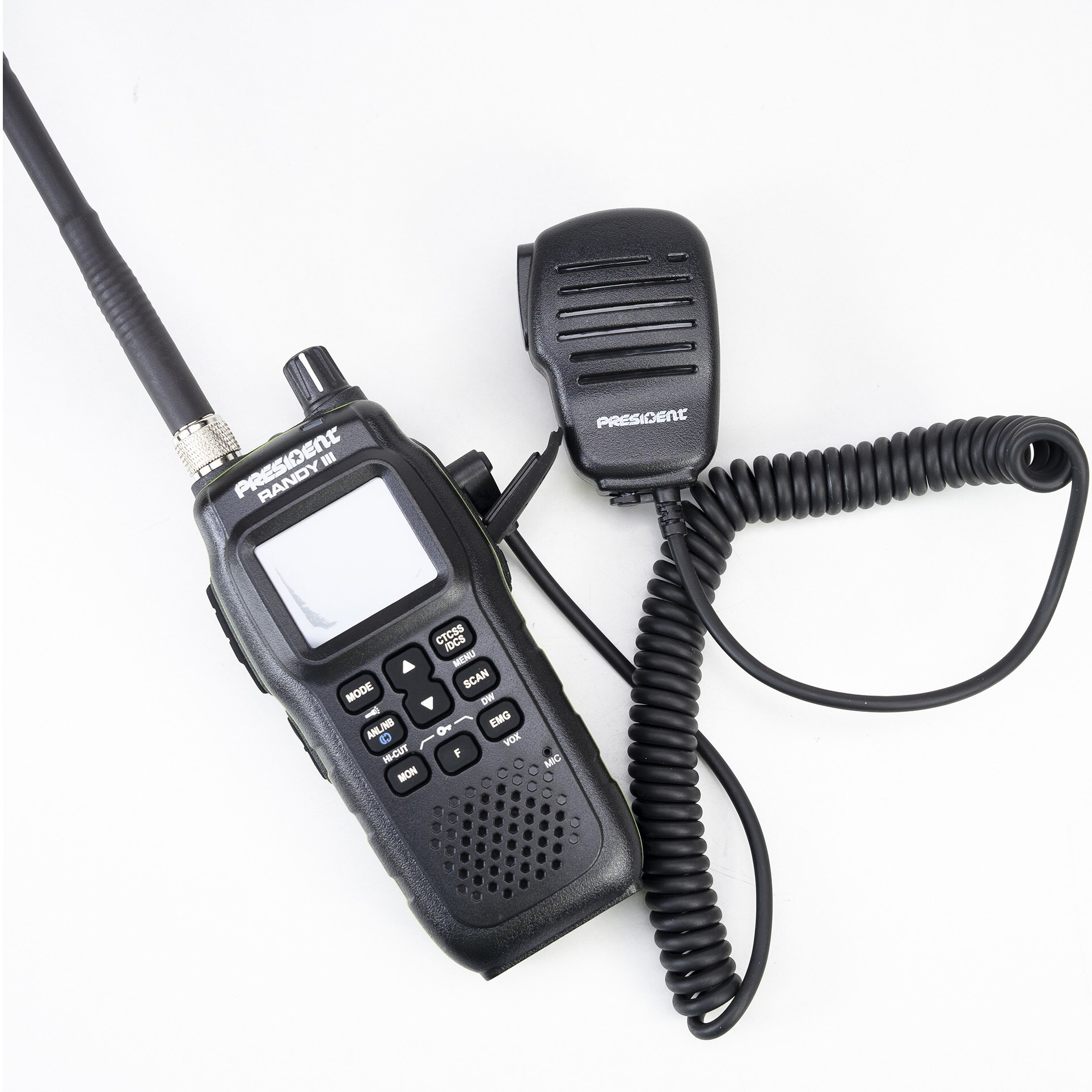 Microfon extern pentru statie radio President RANDY III - eMAG.ro