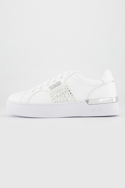 Liu Jo, Sneaker strasszkövekkel díszítve, Fehér, 37