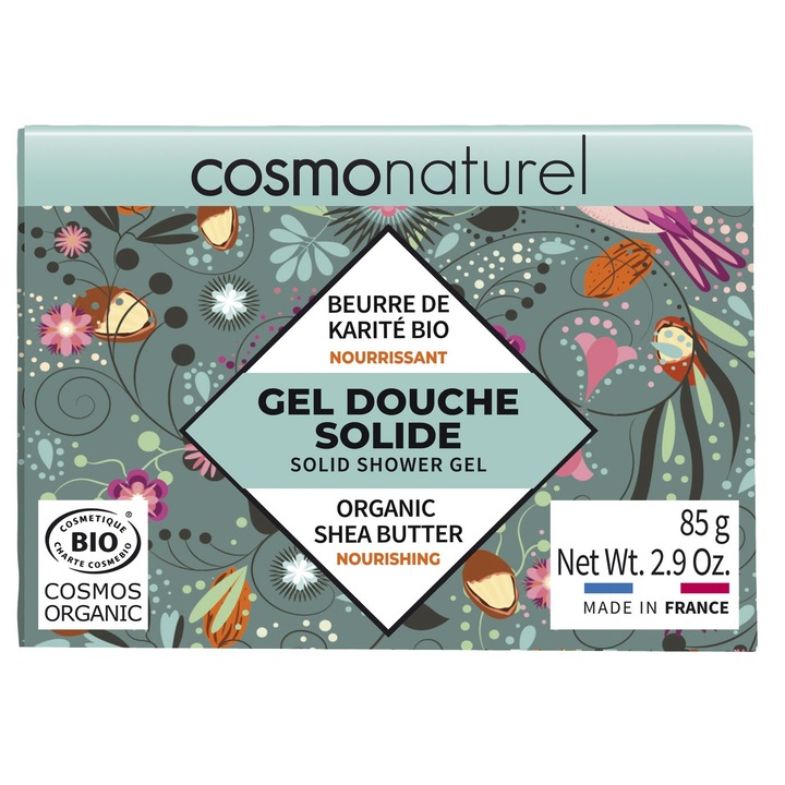 Szilárd BIO tusfürdő shea vajjal 85 g COSMO NATUREL