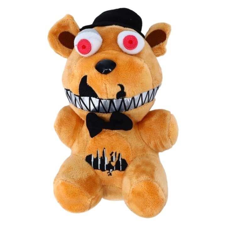 Jucarie de plus, Freddy, Fred Ursul, 17 cm, maro