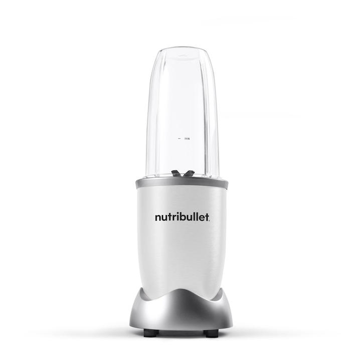 Nutribullet Pro Turmixgép, 900 W, 1 sebesség, csésze 0,7 l, csésze 0,9 l, 5 kiegészítő, fehér