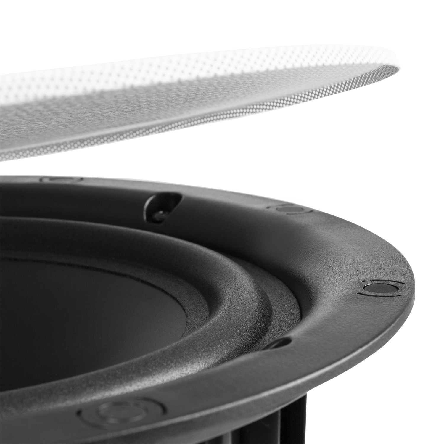 Difuzor amplificat incastrabil, 2 cai, 30W RMS, 6.5", Bluetooth, alb, rezistent la umiditate