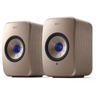 Set Boxe Active KEF LSX II, 100 W RMS, Bej, 2 Buc