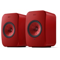 Set Boxe Active KEF LSX II, 100 W RMS, Rosu, 2 Buc