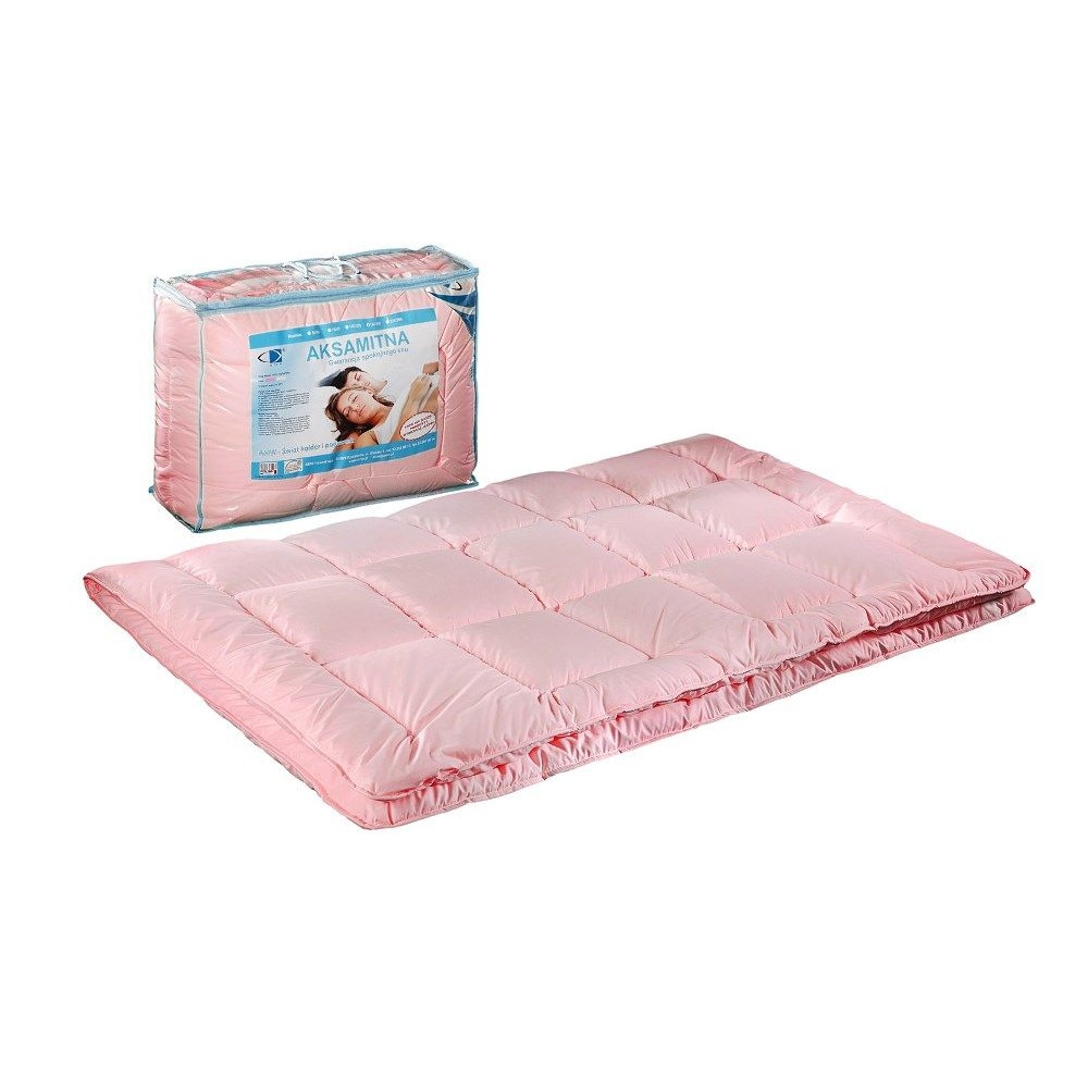 Copripiumino In Microfibra 200x200 Cm Con Federe - Rosa Crema - Chiusura Lampo - 2