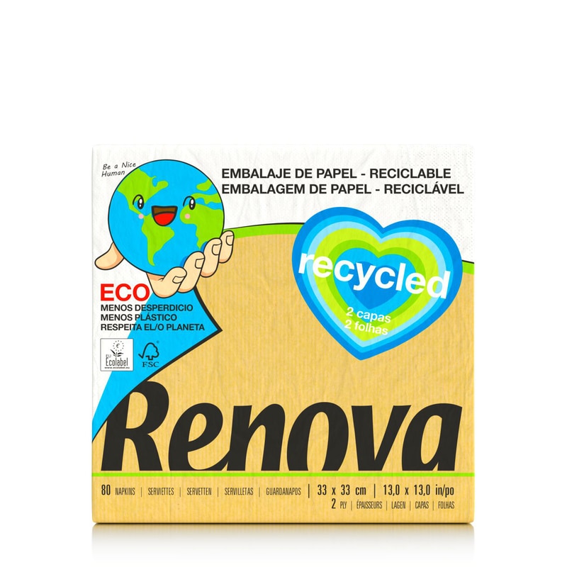 Комплект тоалетна хартия Renova, Рециклируема - eMAG.bg