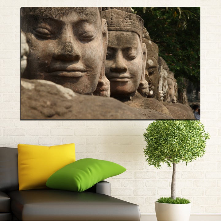 Декоративни панели Vivid Home от 1 част, Фън шуй, PVC, 35x25 см, №0617