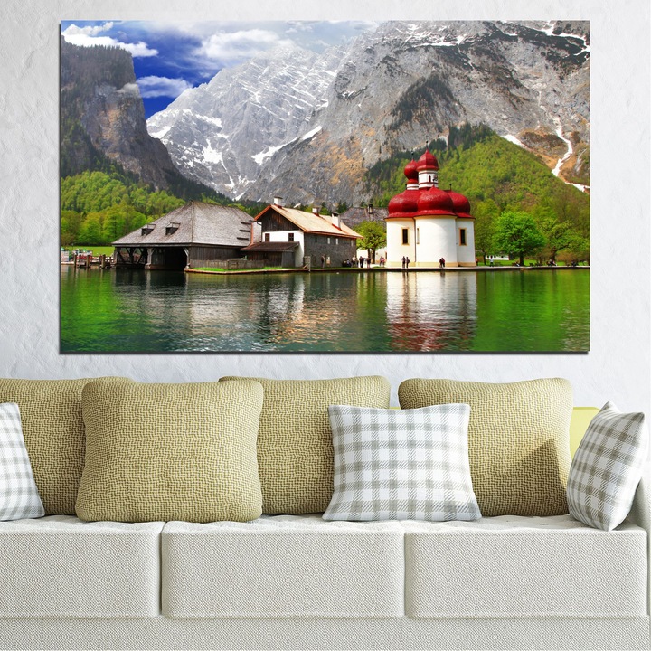 Декоративни панели Vivid Home от 1 част, Вода, PVC, 35x25 см, №0671