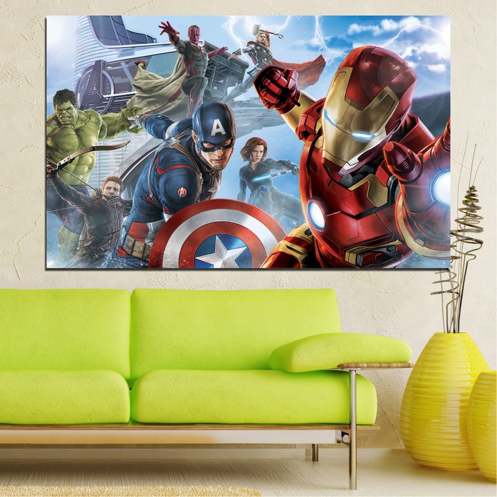 Декоративни панели Vivid Home от 1 част, Детски, PVC, 35x25 см, №0679