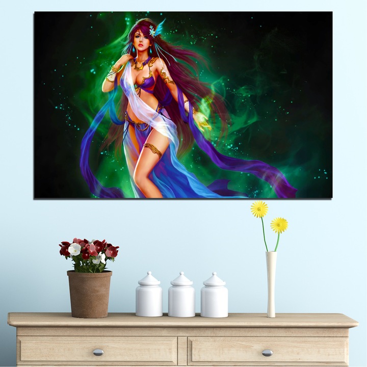 Декоративни панели Vivid Home от 1 част, Жена, PVC, 35x25 см, №0684