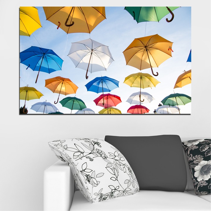 Декоративни панели Vivid Home от 1 част, Колаж, PVC, 35x25 см, №0689