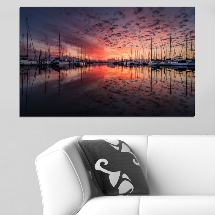 Декоративни панели Vivid Home от 1 част, Пейзаж, PVC, 35x25 см, №0698