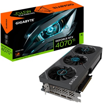 Placa video Gigabyte GeForce RTX 4070 Ti EAGLE, 12GB GDDR6X, 192-bit