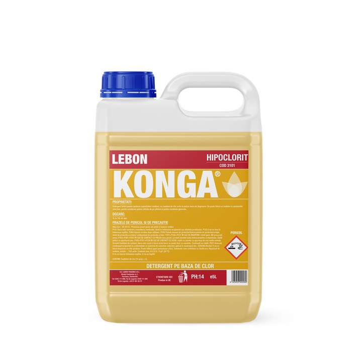 Konga klóros tisztítószer, illatos, 5L