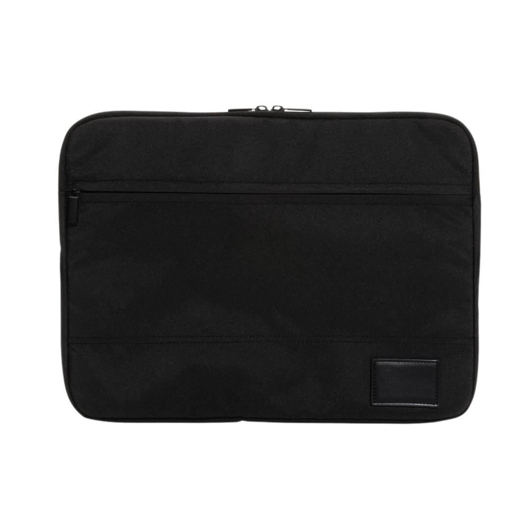 Husa de laptop Zao, Ronic, compatibila laptop Apple MacBook Air, MacBook Pro Touch Bar din poliester reciclat, 15.6" Inch, 40 x 29 x 2 cm, negru