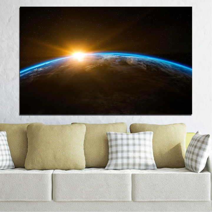 Декоративни панели Vivid Home от 1 част, Слънце, PVC, 35x25 см, №0699