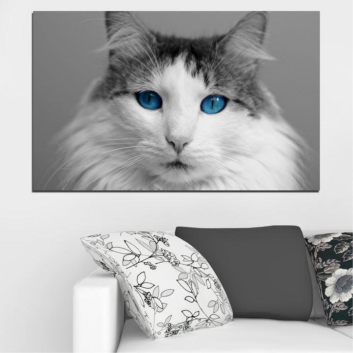 Декоративни панели Vivid Home от 1 част, Животни, PVC, 35x25 см, №0497