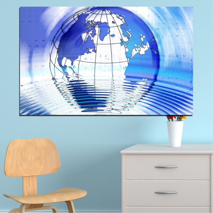 Декоративни панели Vivid Home от 1 част, Отражение, PVC, 35x25 см, №0503