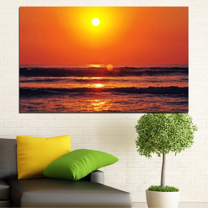 Декоративни панели Vivid Home от 1 част, Пейзаж, PVC, 35x25 см, №0512