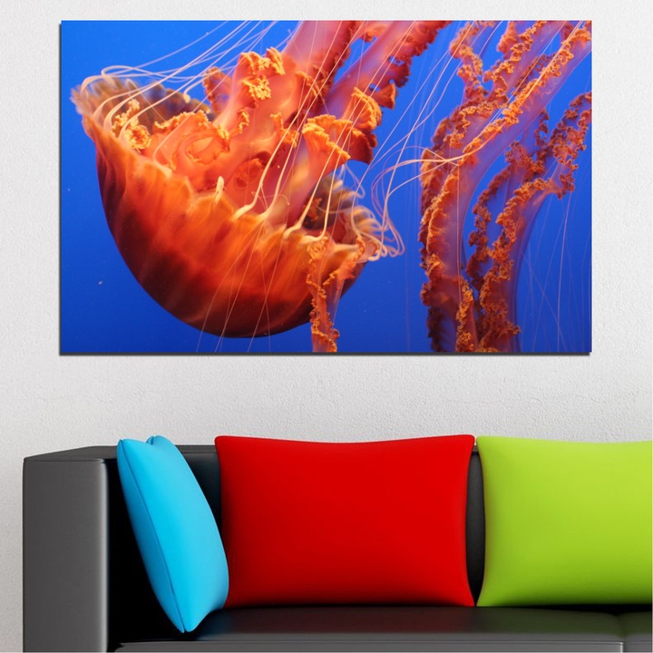 Декоративни панели Vivid Home от 1 част, Животни, PVC, 35x25 см, №0515