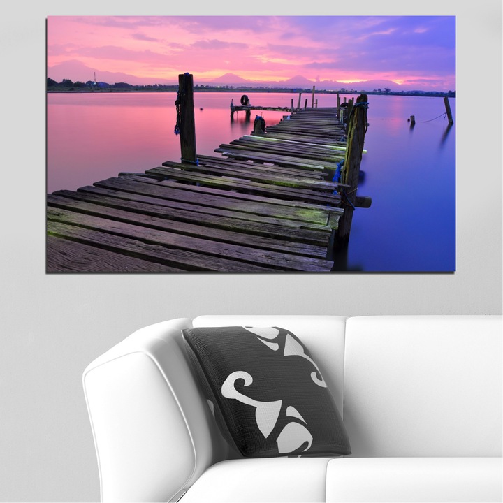 Декоративни панели Vivid Home от 1 част, Пейзаж, PVC, 35x25 см, №0516