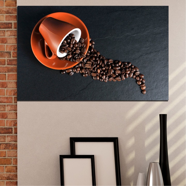 Декоративни панели Vivid Home от 1 част, Кафе, PVC, 35x25 см, №0536