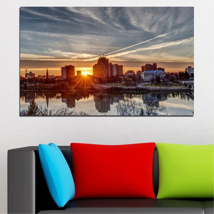 Декоративни панели Vivid Home от 1 част, Вода, PVC, 35x25 см, №0542
