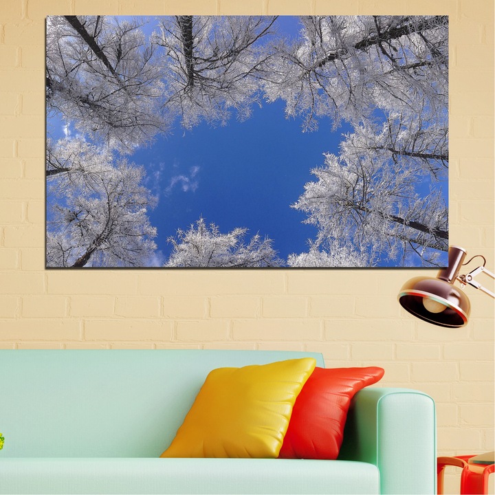 Декоративни панели Vivid Home от 1 част, Гора, PVC, 35x25 см, №0546