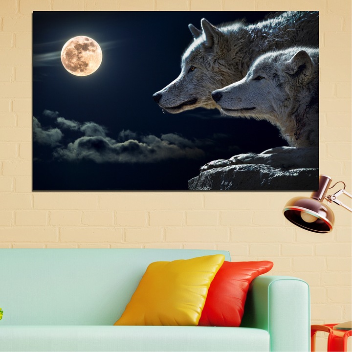 Декоративни панели Vivid Home от 1 част, Животни, PVC, 35x25 см, №0551