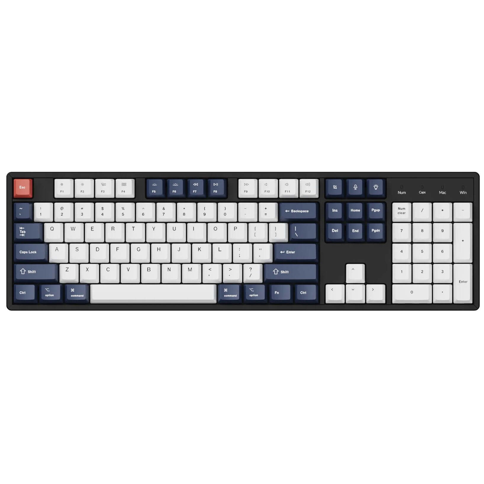 Kit butoane Keychron OEM DyeSub PBT Full set Keycaps, Bluish eMAG.ro