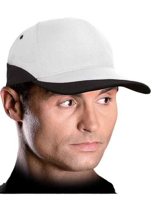 Sapca barbati, Bumbac, Alb/Negru