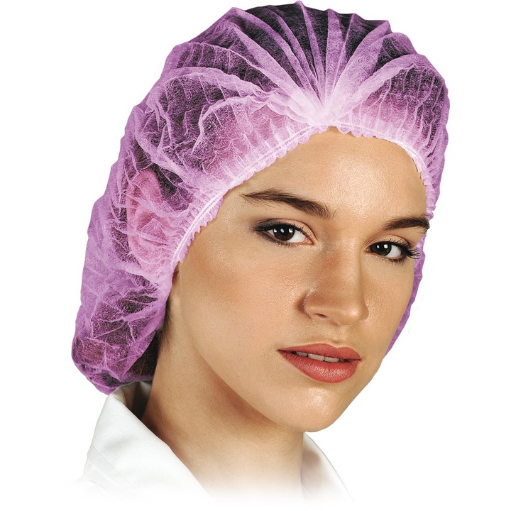 100 db eldobható kupak készlet, polipropilén, lila