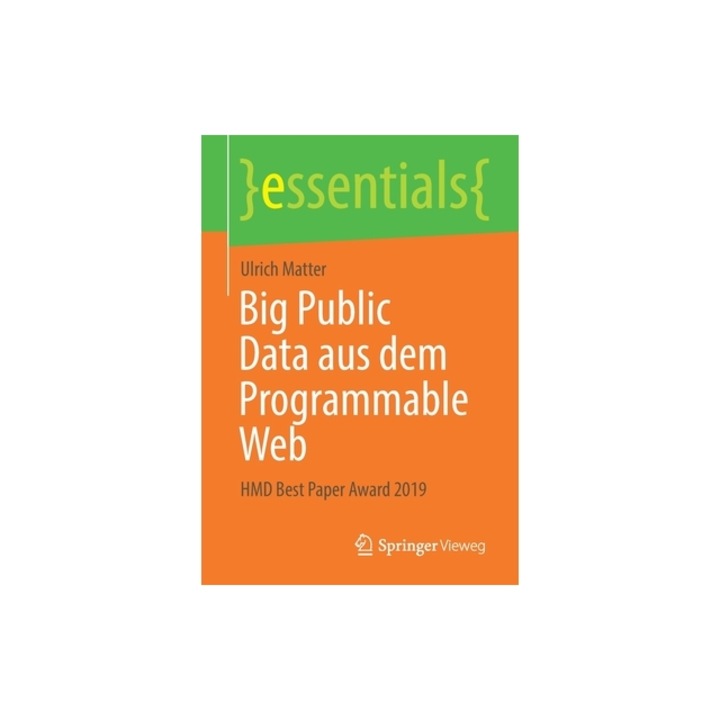 Big Public Data Aus Dem Programmable Web Hmd Best Paper Award 2019, Ulrich Matter