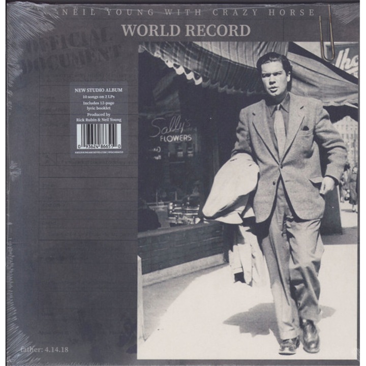 Neil Young With Crazy Horse - World Record - 2LP