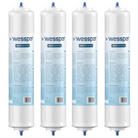 Set 4 bucati filtru de apa, Wessper, pentru Samsung Side by Side DA29-10105J HAFEX / EXP