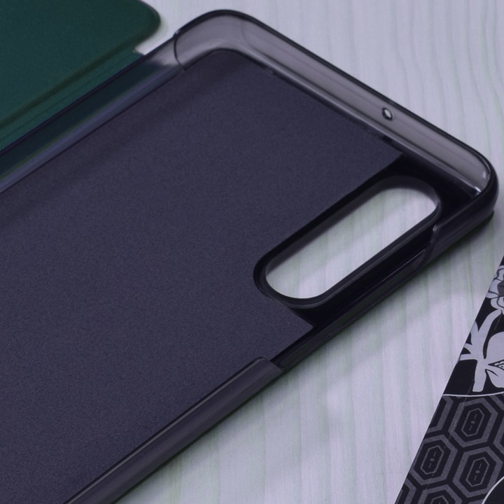 Кейс за Huawei P30, Techsuit eFold Series, тъмно зелен