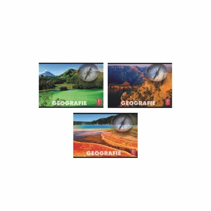 Caiet Geografie 24 file Coperta Policromie