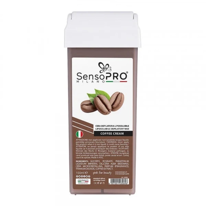 Wax Cartridge SensoPRO Milano, Kávékrém 100ml