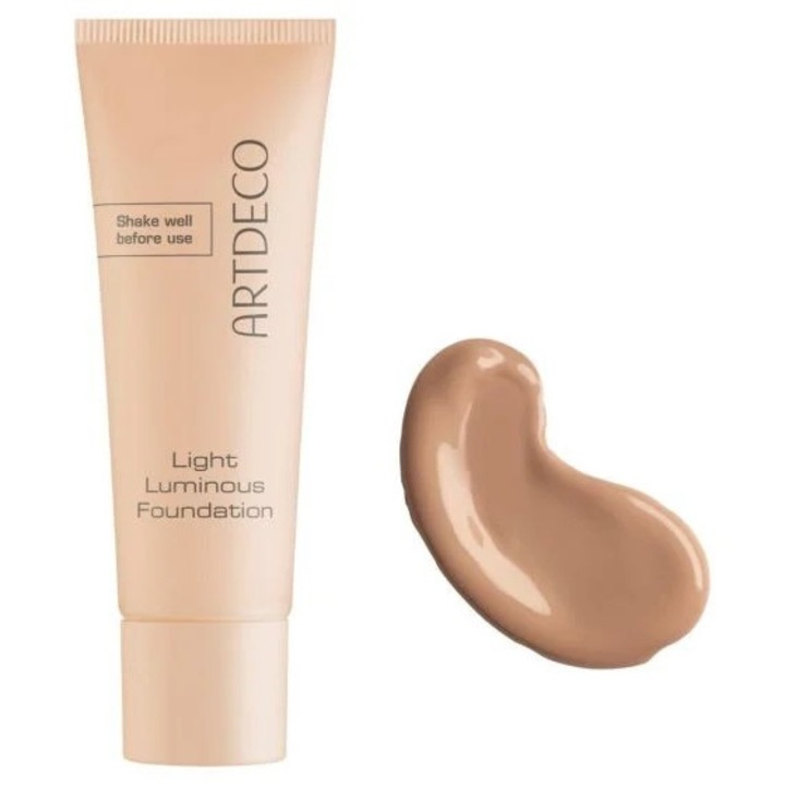 Fond de ten cu acoperire medie spre mare, Light Luminous, Artdeco, 45 cool-gentle mahogany, 25 ml