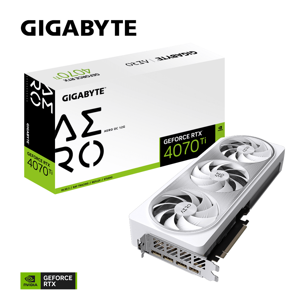Placa video Gigabyte GeForce RTX™ 4070 Ti AERO OC, 12GB GDDR6X Placa video Gigabyte GeForce RTX™ 4070 Ti AERO OC, 12GB GDDR6X