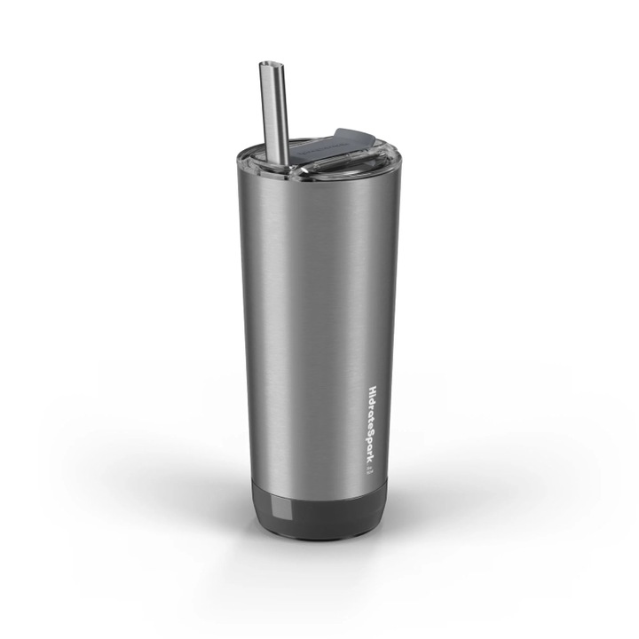 HidrateSpark Pro Tumbler intelligens vizes palack, 592 ml, rozsdamentes acél